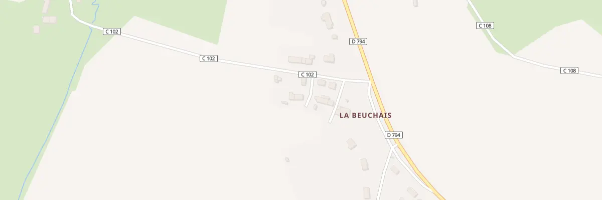 Plan du 31 La Beuchais à Sens-de-Bretagne