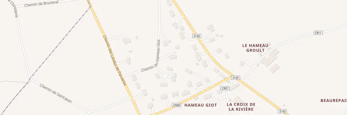 Plan du 14 Che du Hameau Giot à Digosville