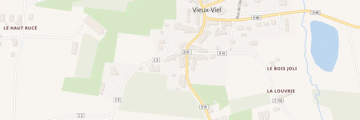 Plan du 16 Rue Villecartier à Vieux-Viel