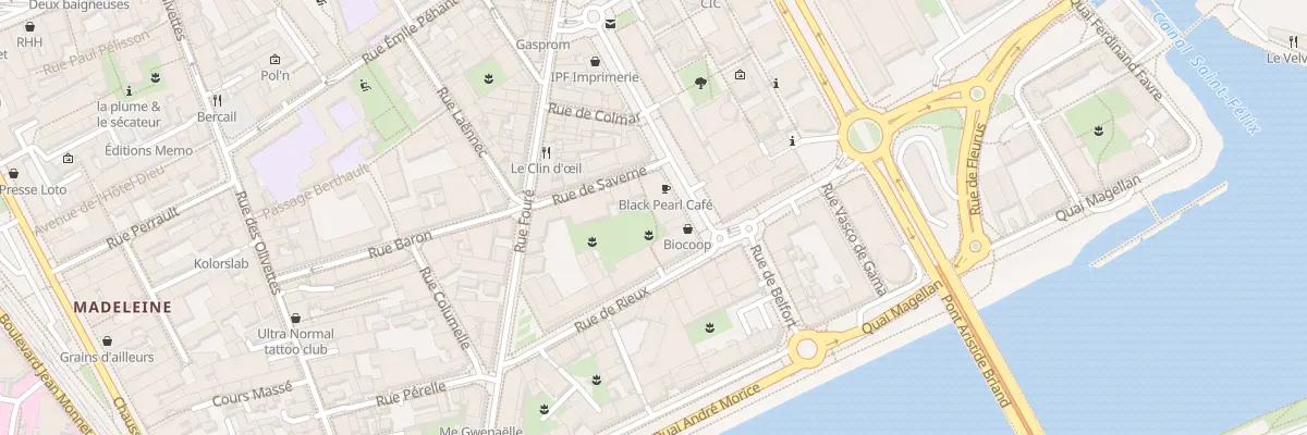 Plan du 8 Rue de Rieux à Nantes