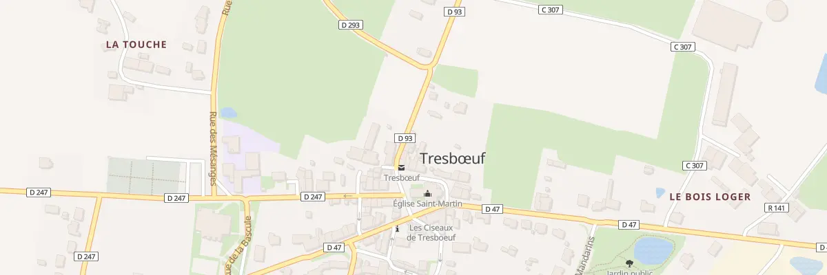 Plan du 6 Rue des Marronniers à Tresbœuf