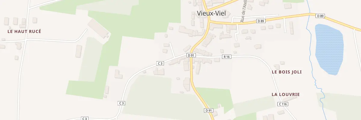 Plan du 5085 Le Bourg à Vieux-Viel