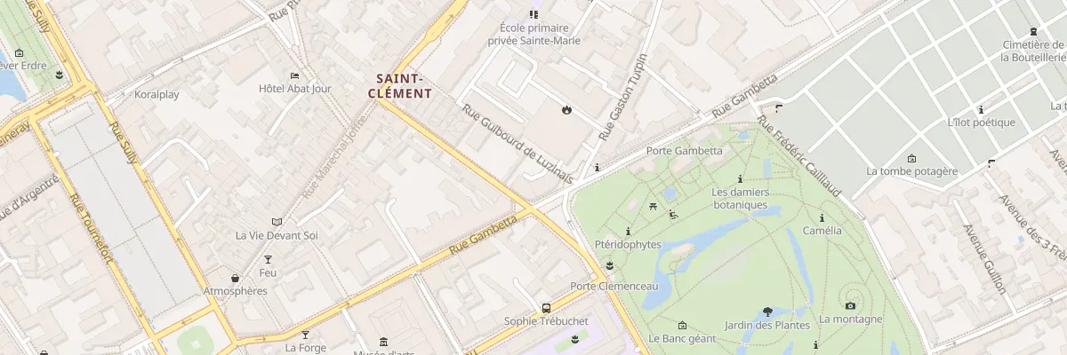 Plan du 94 Rue Gambetta à Nantes