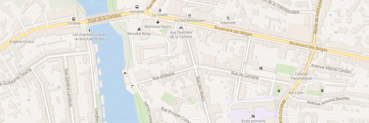 Plan du 23 Rue des Boers à Nantes