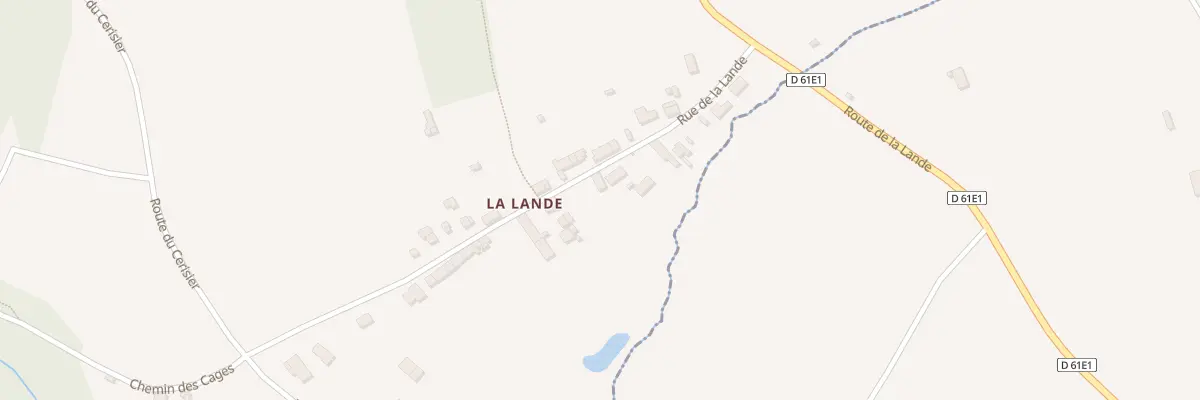 Plan du 28 Rue de la Lande à Carolles