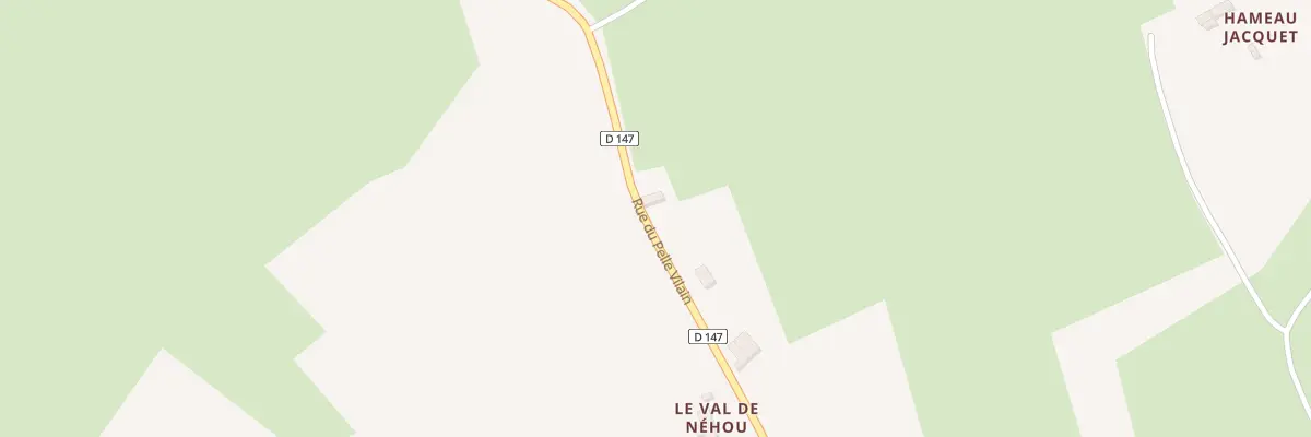 Plan du 14 Rue du Pelle Vilain à Néhou