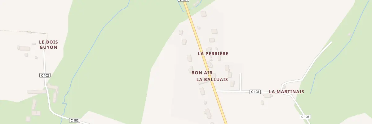 Plan du 9 Bon Air à Sens-de-Bretagne