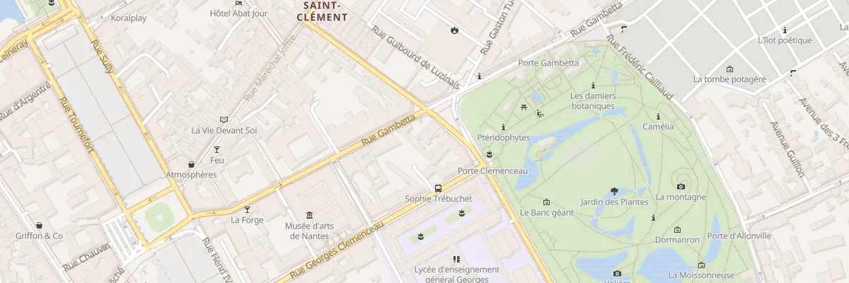 Plan du 21 Rue Gambetta à Nantes