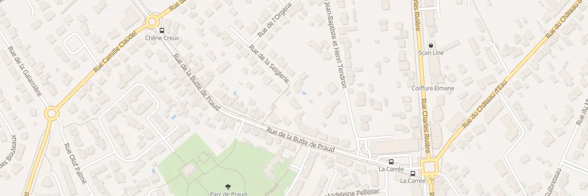 Plan du 100 Rue Jb et H Tendron à Rezé