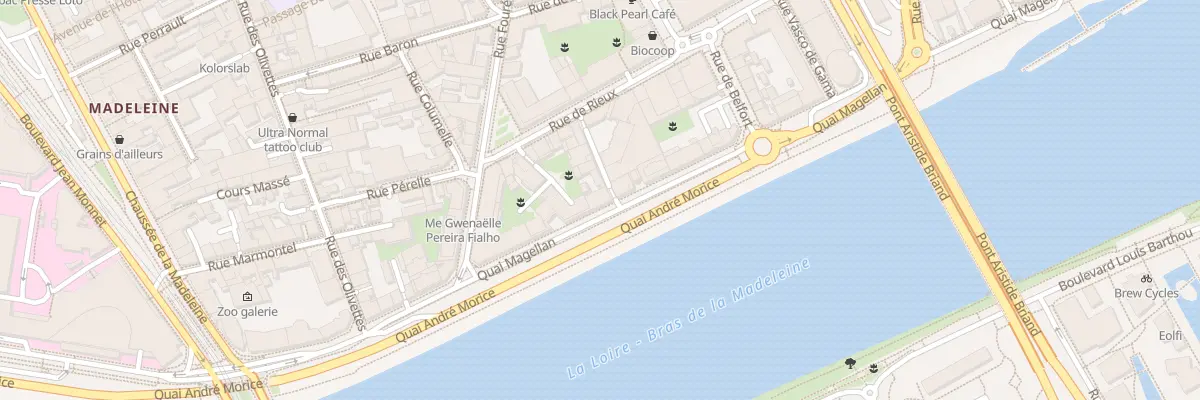 Plan du 40 Quai Magellan à Nantes