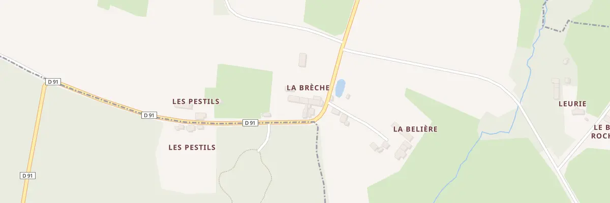 Plan du 5162 La Breche à Vieux-Viel