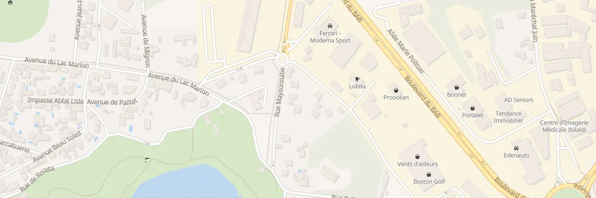 Plan du 14 Rue de Maysonnabe à Biarritz