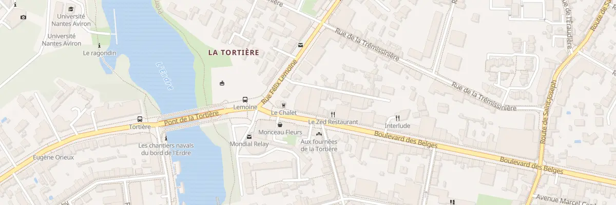 Plan du 130 Bd des Belges à Nantes