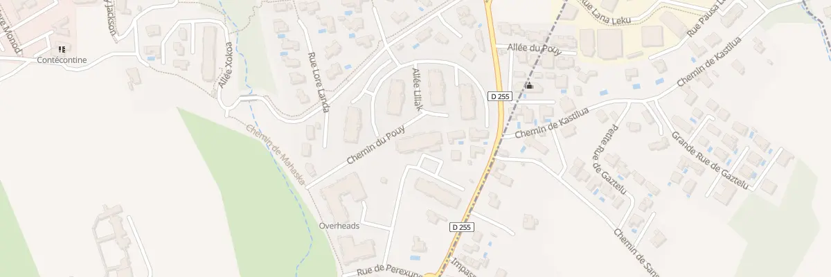Plan du 15 Rue de Perexune à Bidart