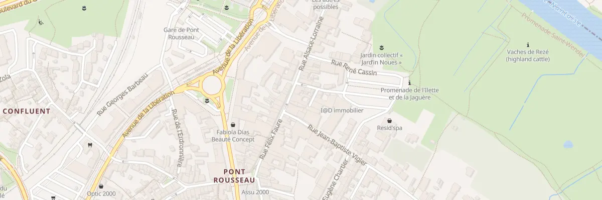 Plan du 3 Rue Félix Faure à Rezé