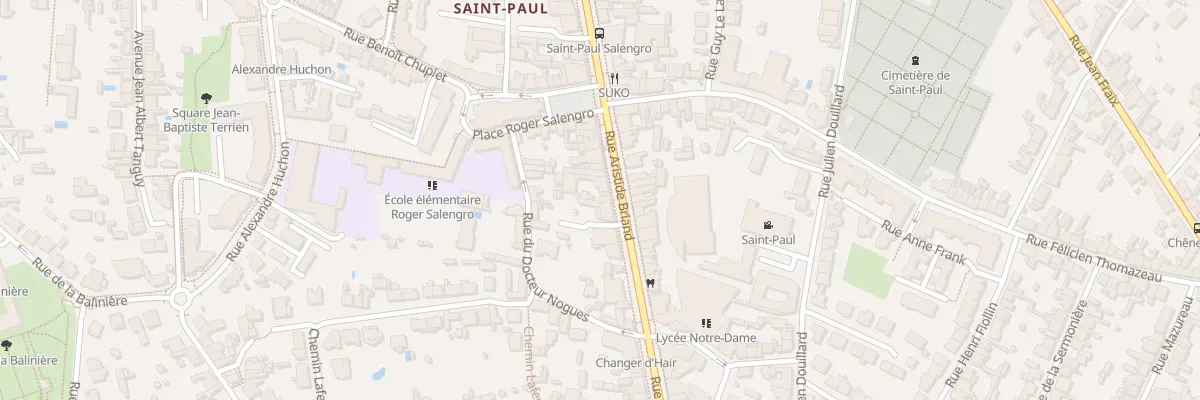 Plan du 14 Rue Aristide Briand à Rezé