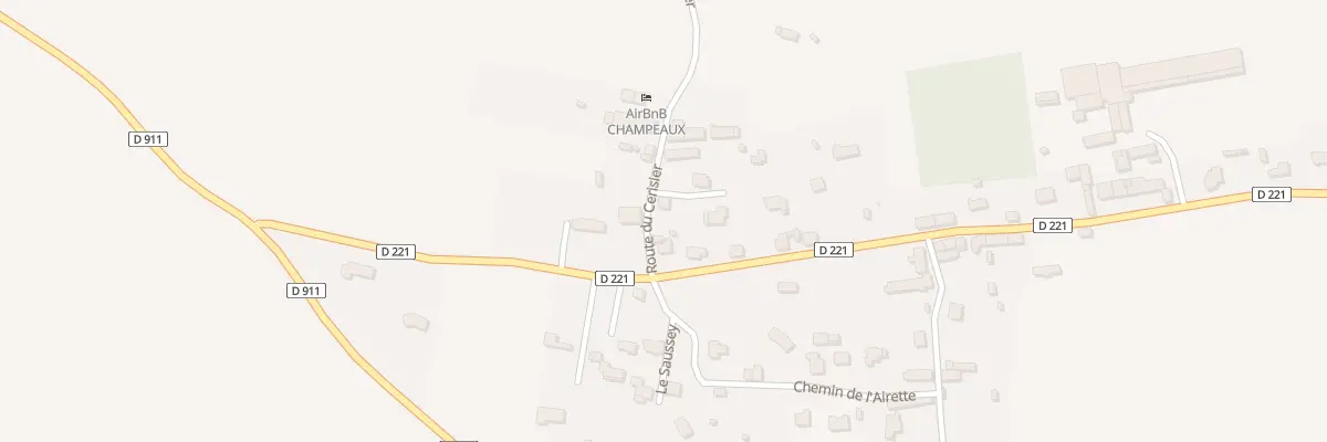 Plan du 1 Che de la Hoguelle à Champeaux