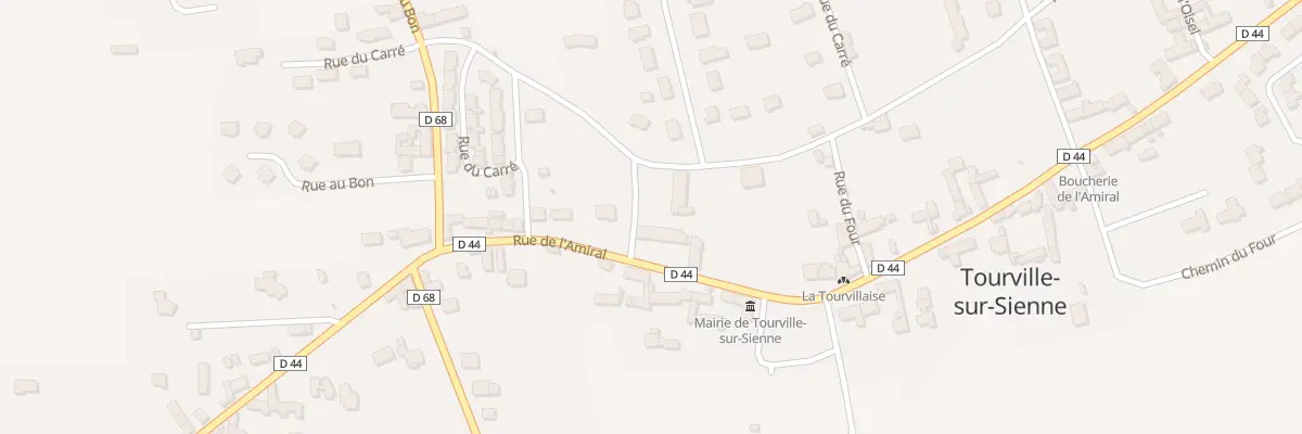 Plan du 768 Rue de l’Amiral à Tourville-sur-Sienne