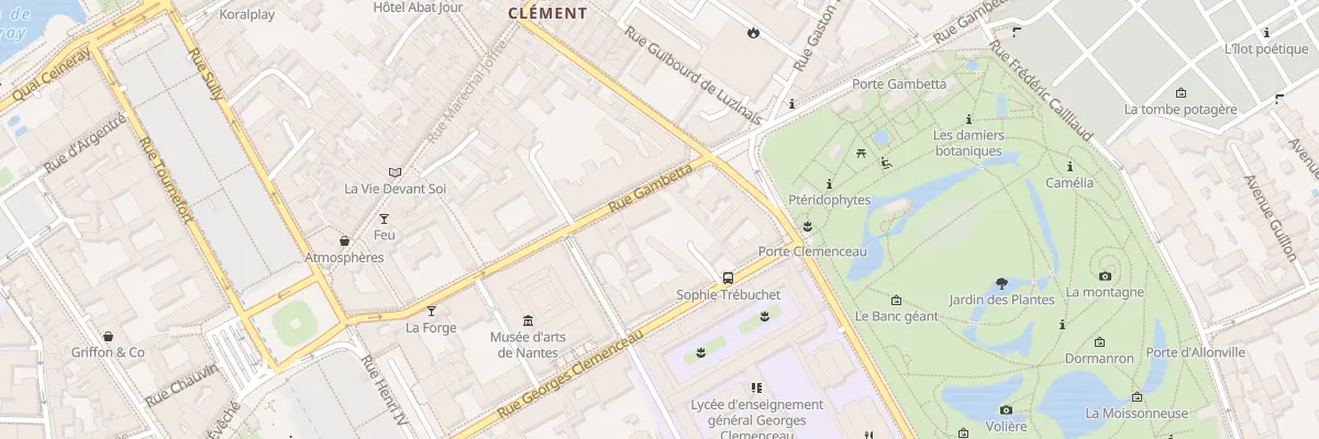 Plan du 31 Rue Gambetta à Nantes