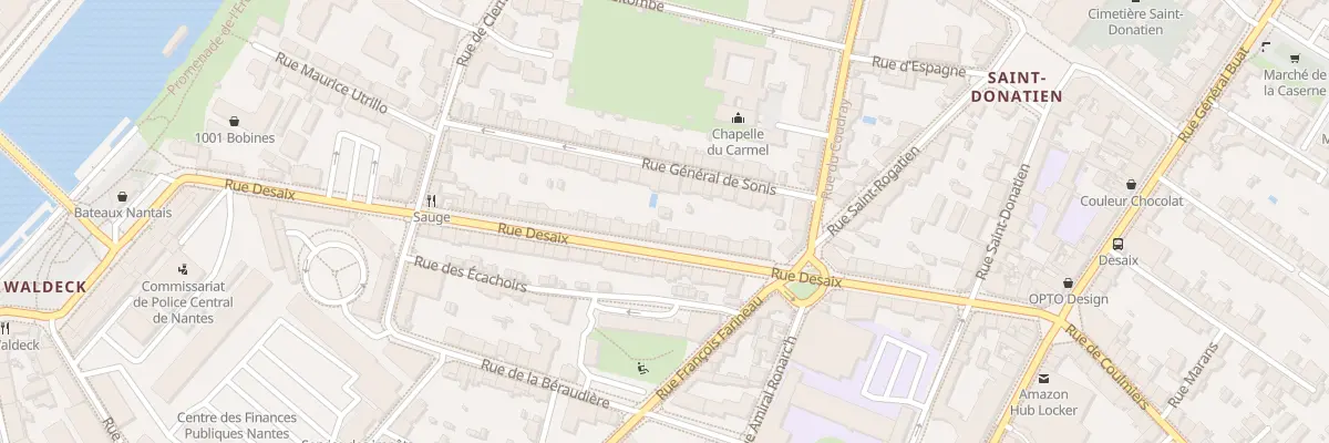 Plan du 34B Rue Desaix à Nantes