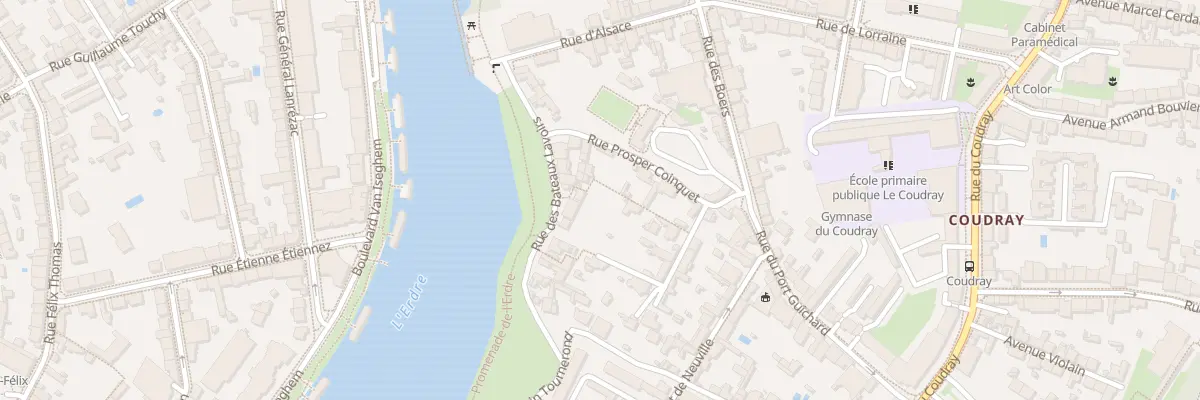 Plan du 12 Rue des Bateaux Lavoirs à Nantes