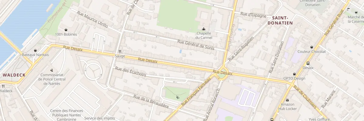 Plan du 36 Rue Desaix à Nantes