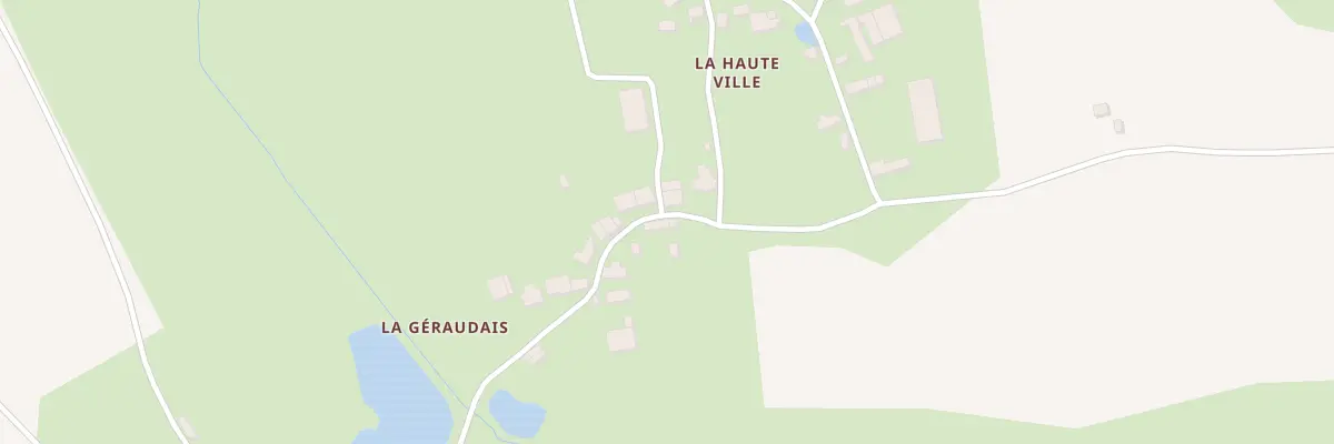 Plan du 5492 La Géraudais à Ruffigné