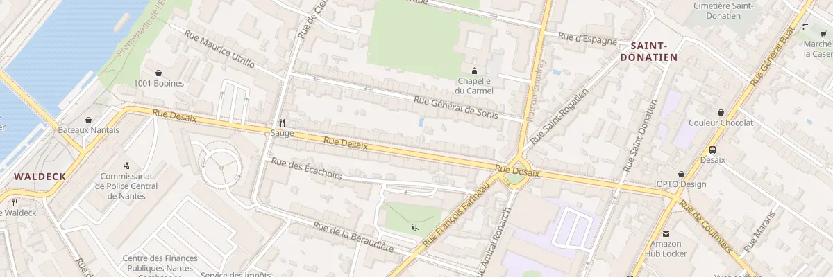 Plan du 38B Rue Desaix à Nantes