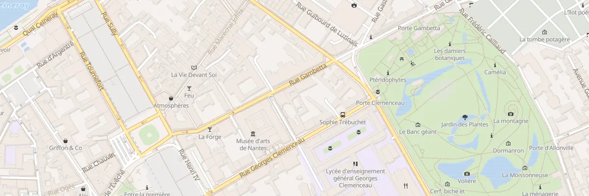 Plan du 33 Rue Gambetta à Nantes