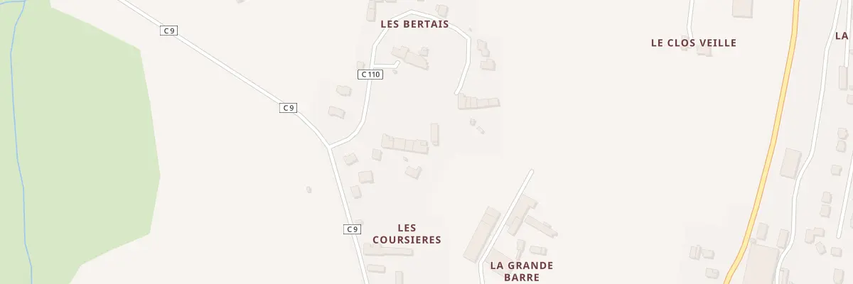 Plan du 22 Les Bertais à Sens-de-Bretagne