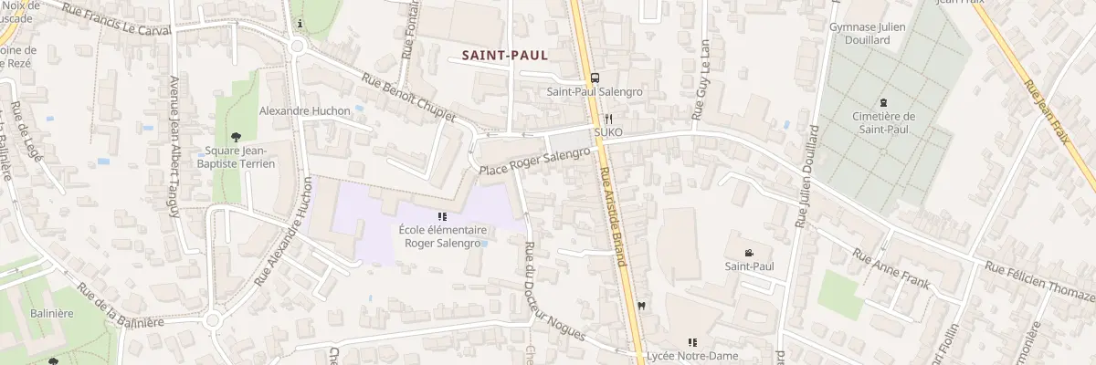 Plan du 7B Pl Roger Salengro à Rezé