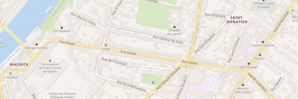 Plan du 40 Rue Desaix à Nantes