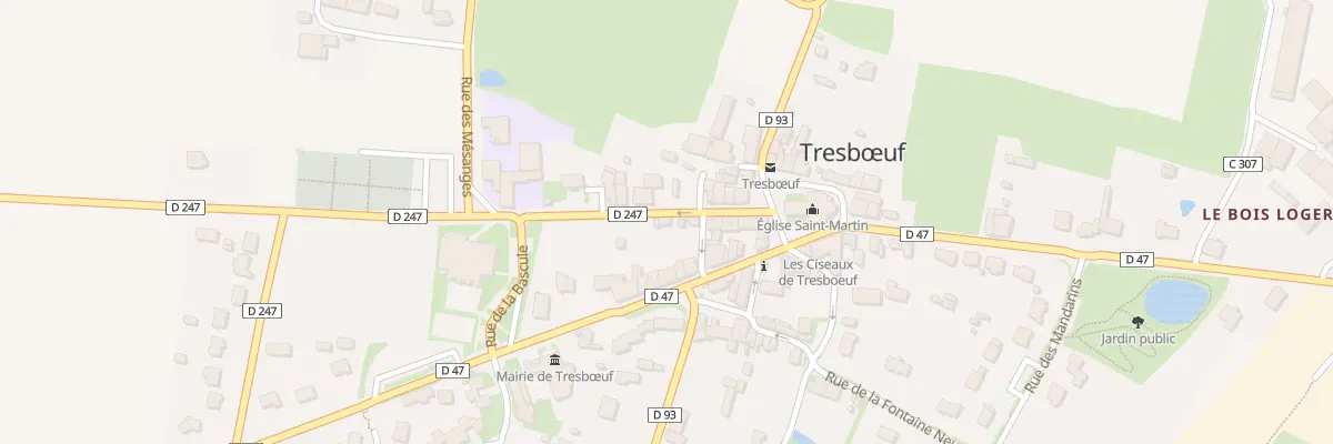 Plan du 5 Rue des Peupliers à Tresbœuf