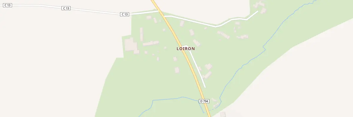 Plan du 17 Loiron à Sens-de-Bretagne