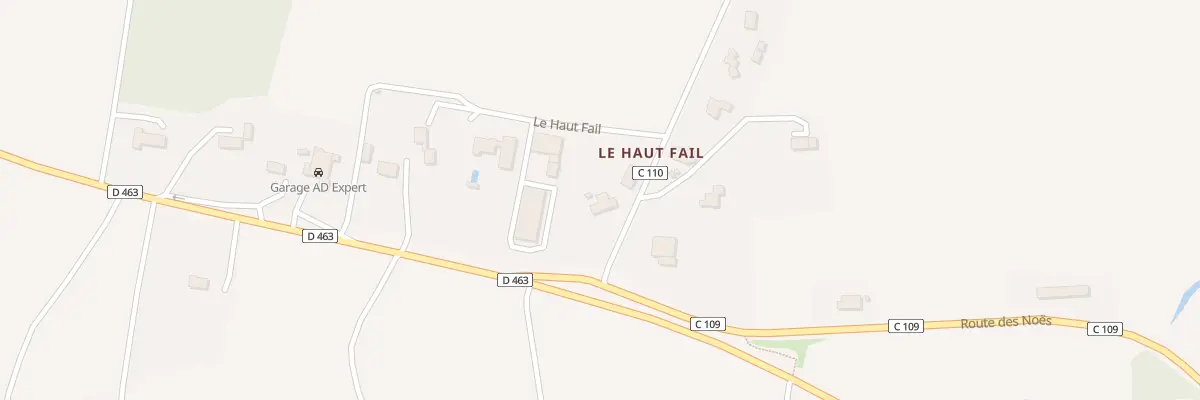 Plan du 1 Rte de l’Épine à Domloup