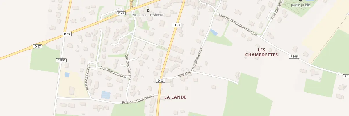 Plan du 13 Rue des Tilleuls à Tresbœuf