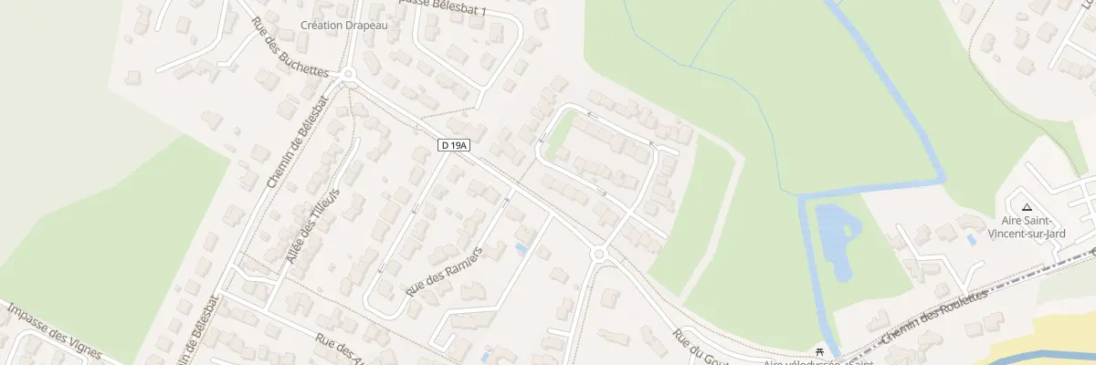 Plan du 50 Rue du marais à Saint-Vincent-sur-Jard