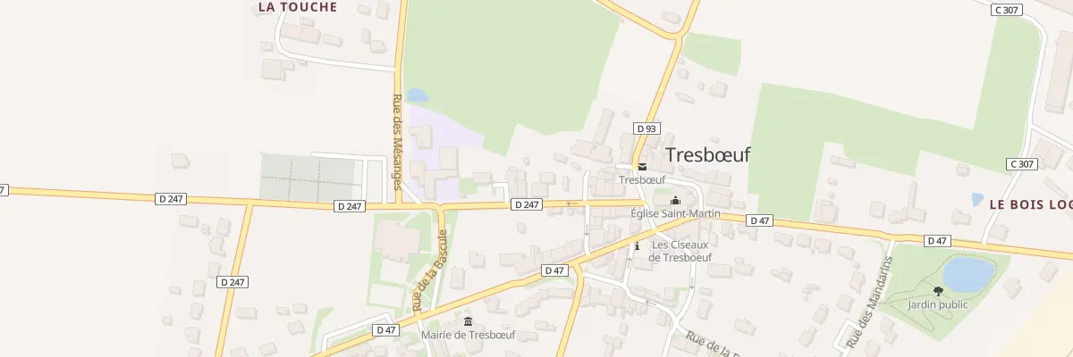 Plan du 6 Rue des Peupliers à Tresbœuf