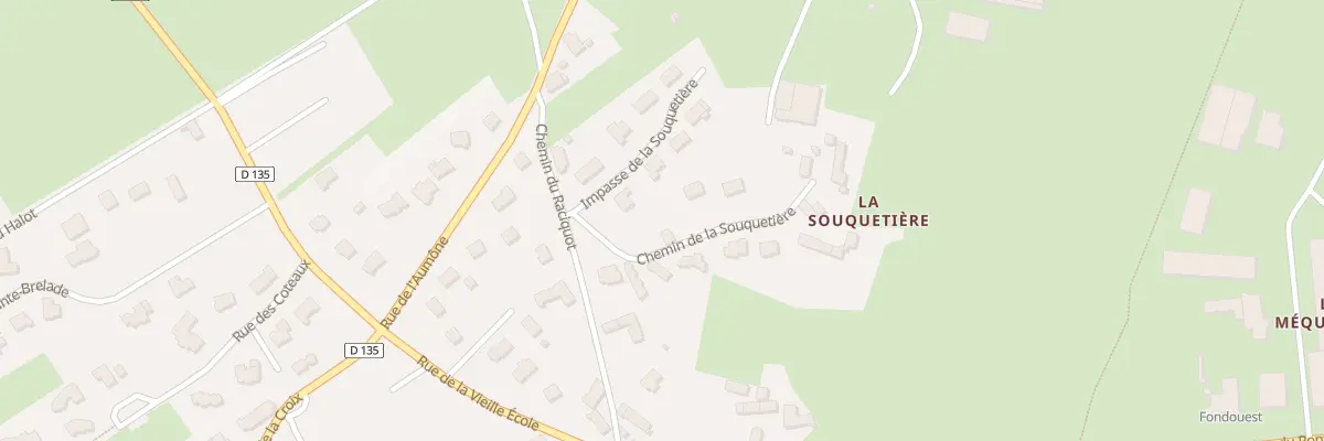 Plan du 65 La Souquetiere à Longueville