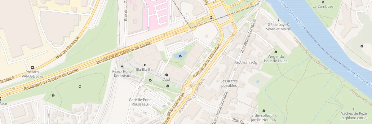 Plan du 6 Rue Azucena Villaflor à Rezé