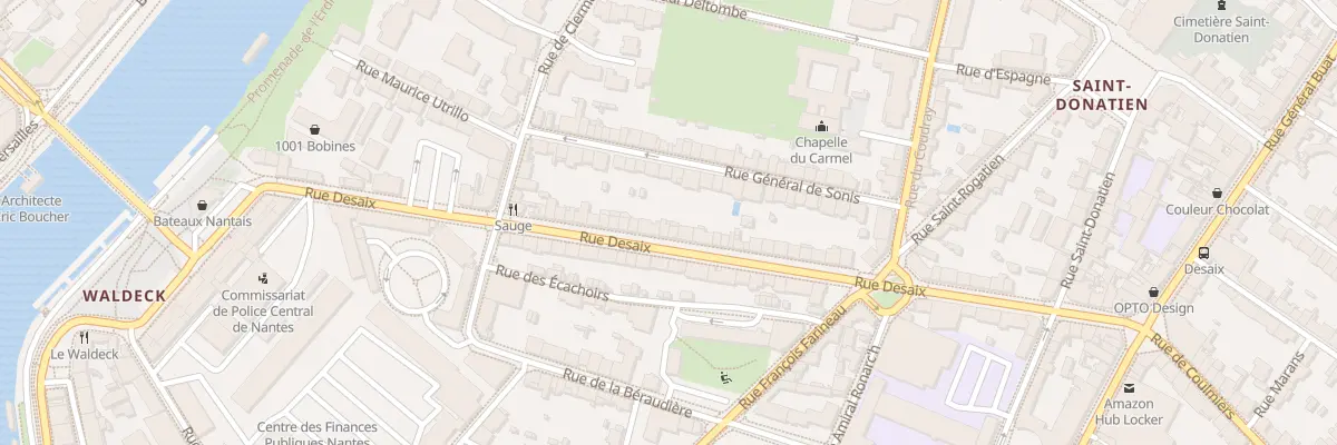 Plan du 46 Rue Desaix à Nantes