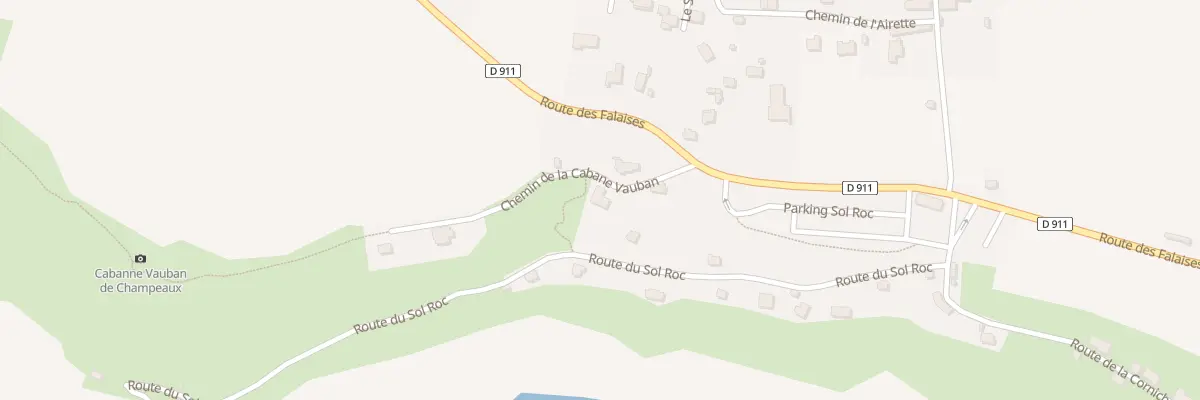 Plan du 6 Che de la Cabane Vauban à Champeaux