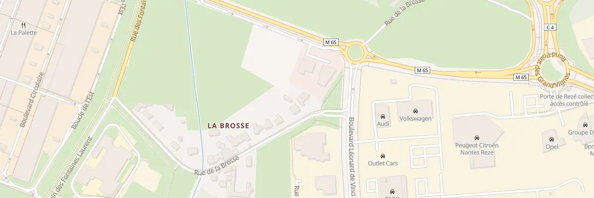 Plan du 94 Rue de la Brosse à Rezé