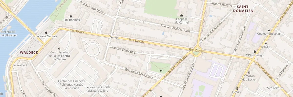 Plan du 33 Rue Desaix à Nantes