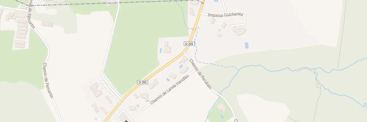 Plan du 30 Che de Perukain à Arbonne