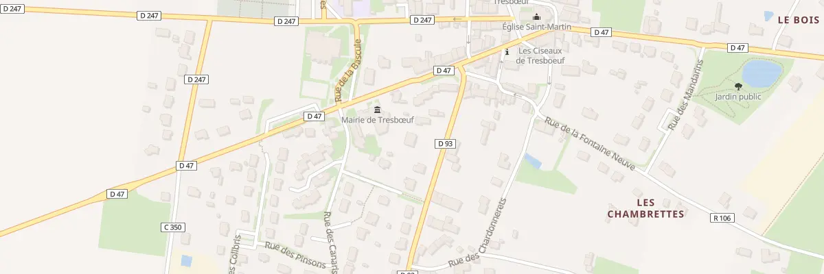 Plan du 6 Rue des Tilleuls à Tresbœuf