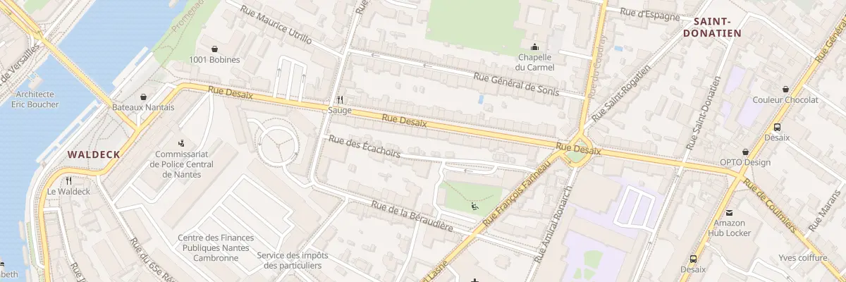 Plan du 35 Rue Desaix à Nantes
