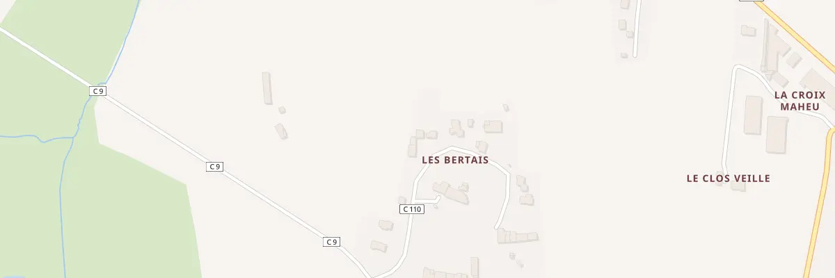 Plan du 11 Les Bertais à Sens-de-Bretagne