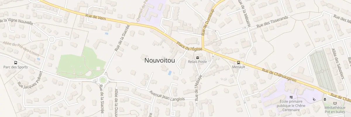 Plan du 19B Pl de l’Eglise à Nouvoitou