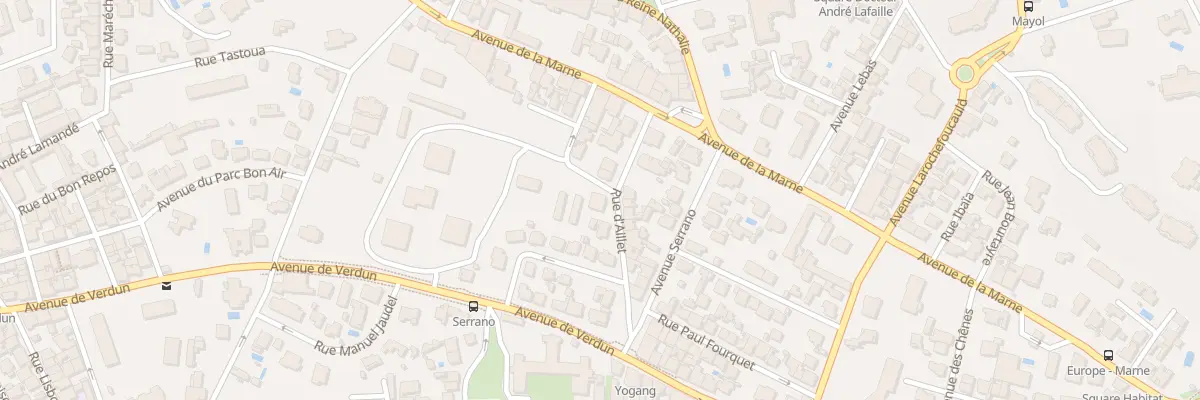 Plan du 7 Rue d’Aillet à Biarritz